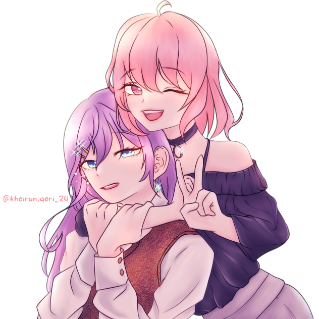 💜❤