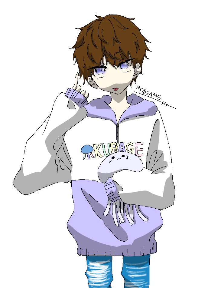 Kurageなのだ ぬぅうぅぅぅたっぁぁぁ Ibispaint