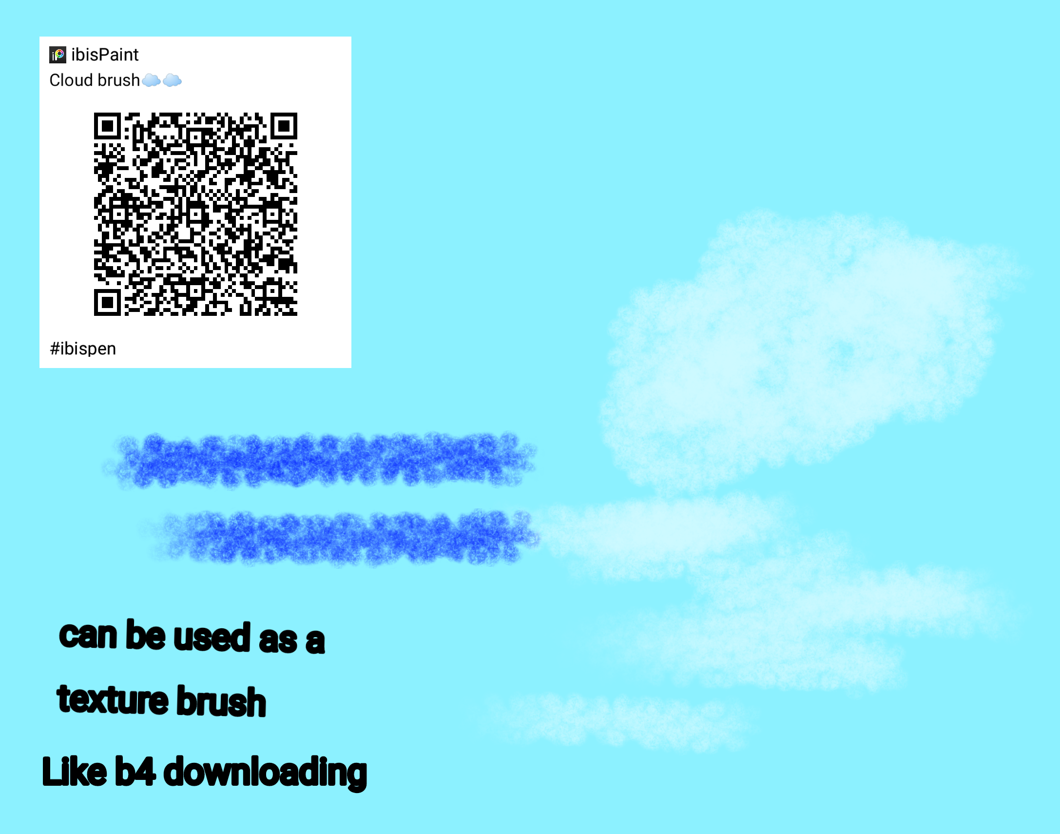 cloud brush like b4 download - ibisPaint