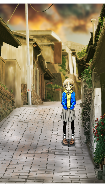 夕暮れ