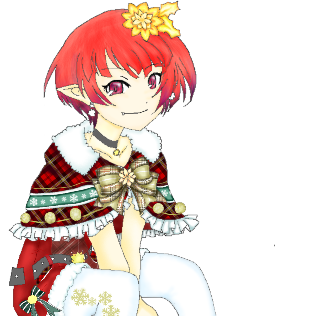 ぽかぽかクリスマスサンタジギタリス（ゴシックは魔法乙女）