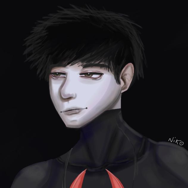 spiderman dark suit