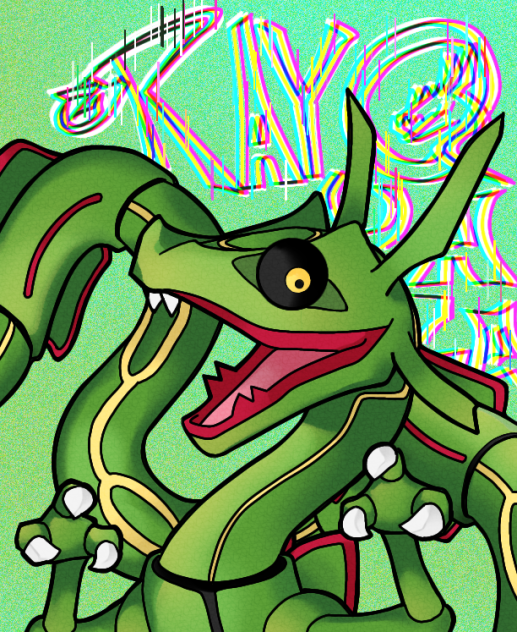 Rayquaza🐉 spray paint