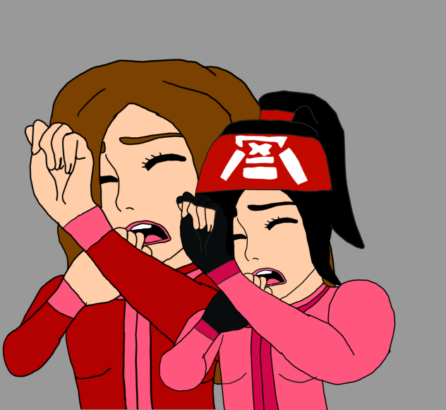 Wendy And Suzume Screaming