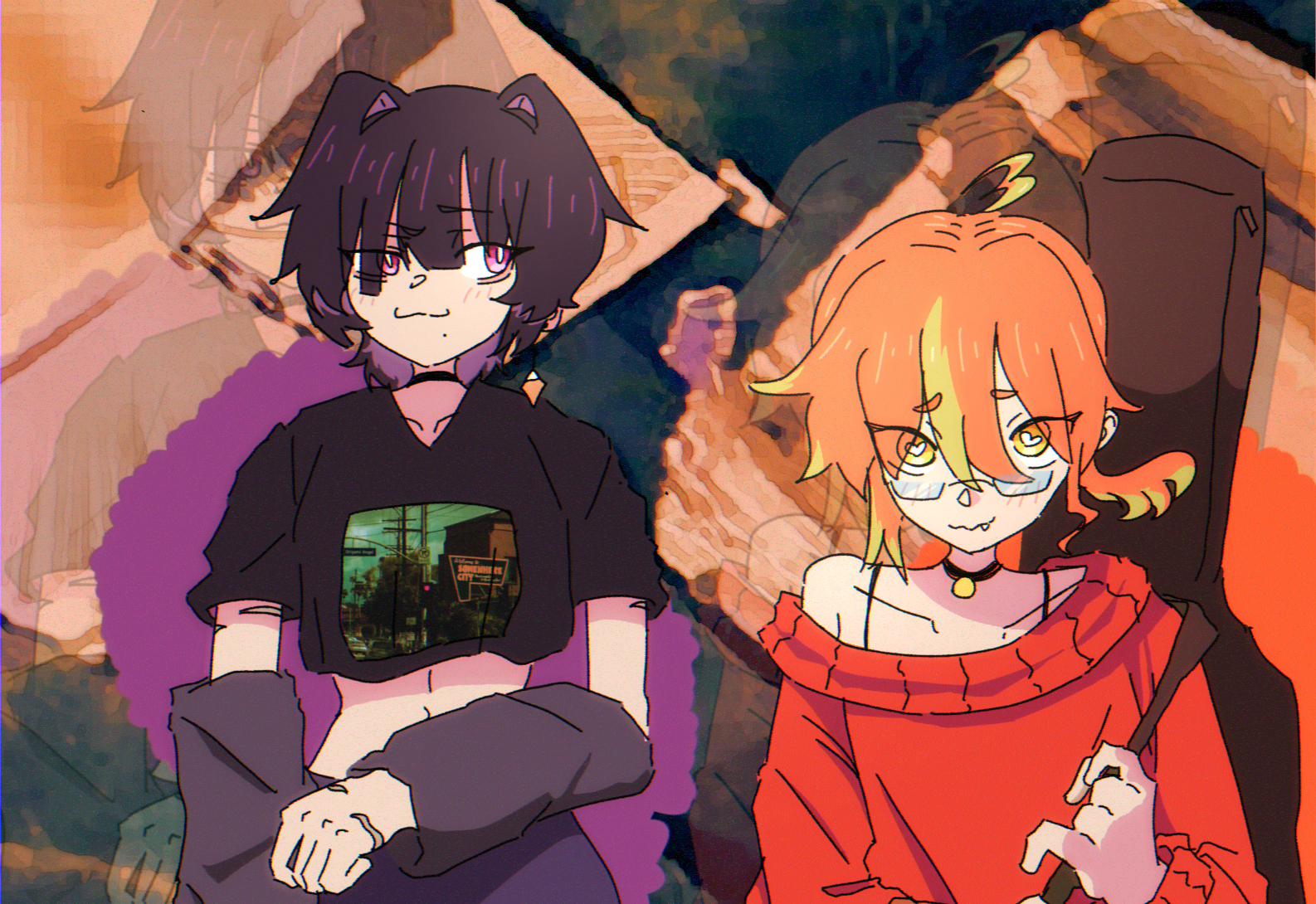 Emo goth girls get me going - ibisPaint