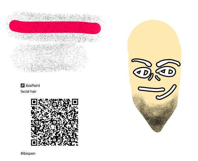 Facial hair brush