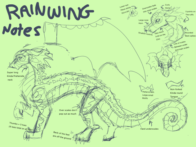 RainWing Notes Speedpaint