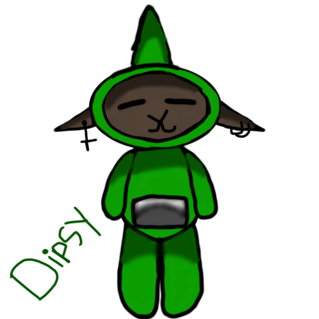 Teletubbie Dipsy