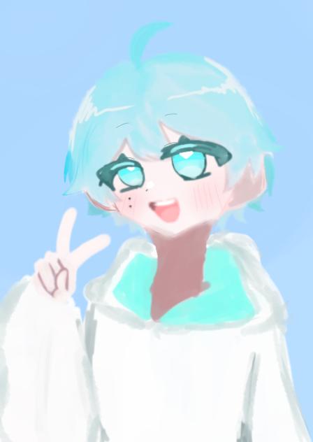 レイヤー1枚で描いてみた！