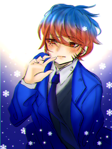 りんご飴さんの線画塗らせていただきました。2