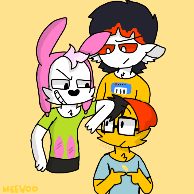 My Besties and I as the Belcher children