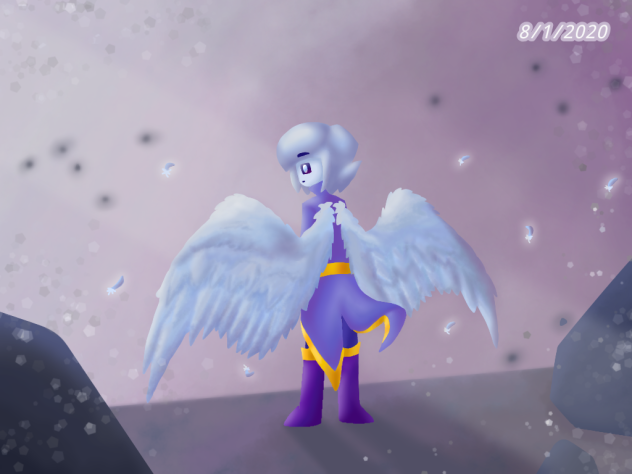 Lonely angel