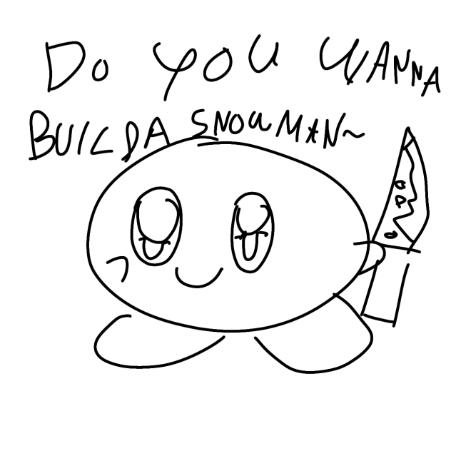 Do you wanna build a snowman~