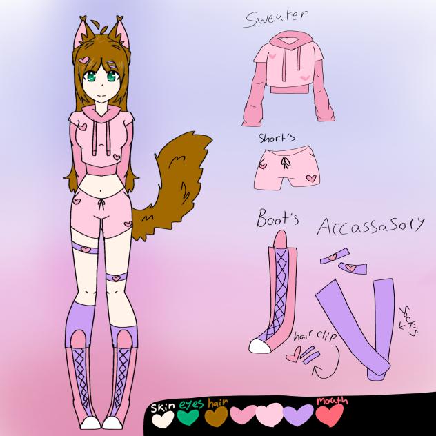 Ref sheet for my new persona