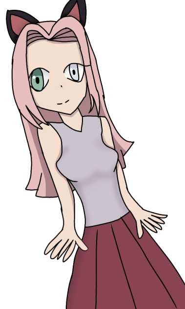 Sakura and Hinata fusion