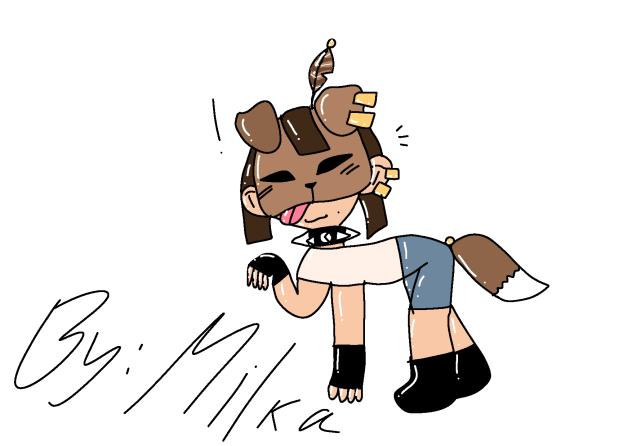 therian with dog mask