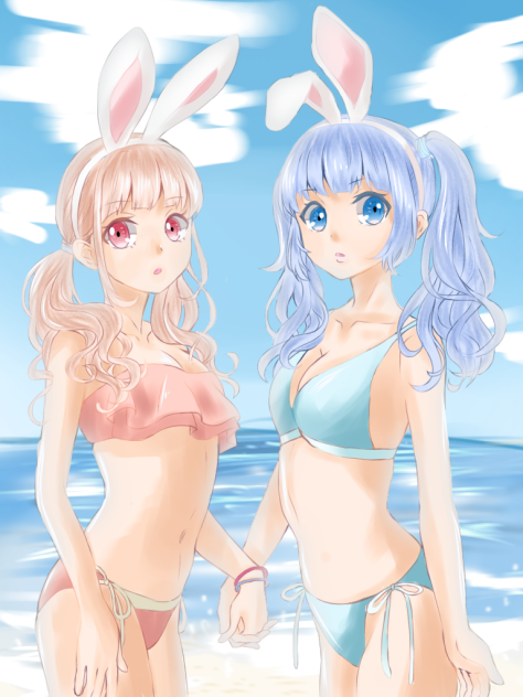 線画塗りました