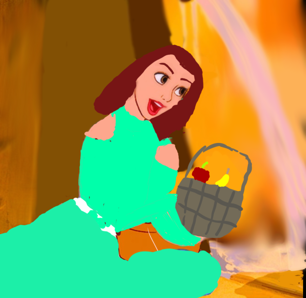 Belle fruit basket - ibisPaint