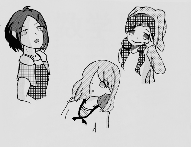 スクリーントーン 練習