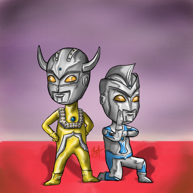 Ultraman x Upin Ipin