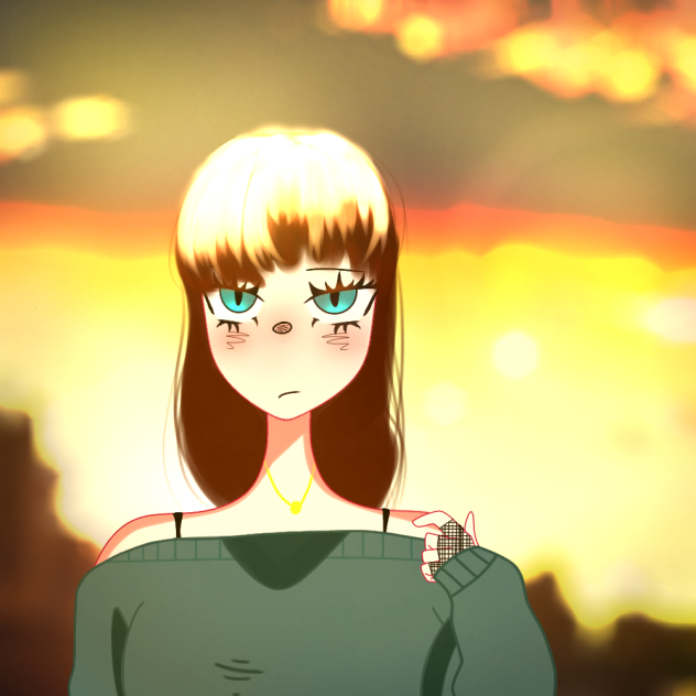 🙎‍♀️🌇 - ibisPaint