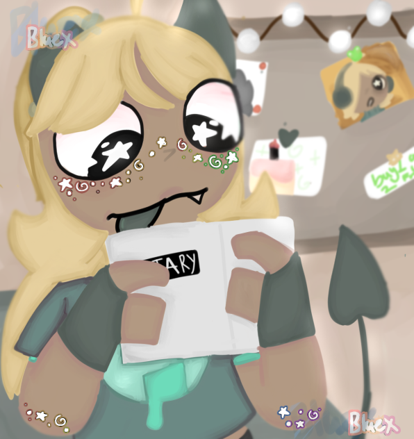 you left your dairy at my house~