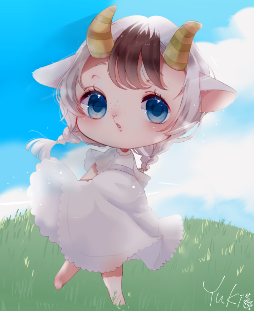 ⚠️擬人化⚠️ユキちゃん