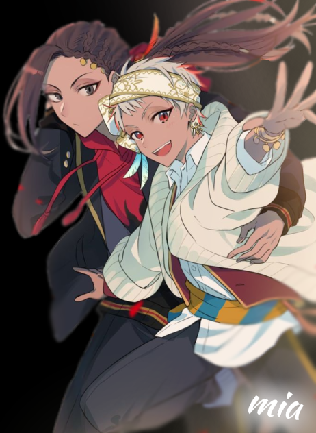 スカラビア寮ジャミル&カリムイラスト - ibisPaint