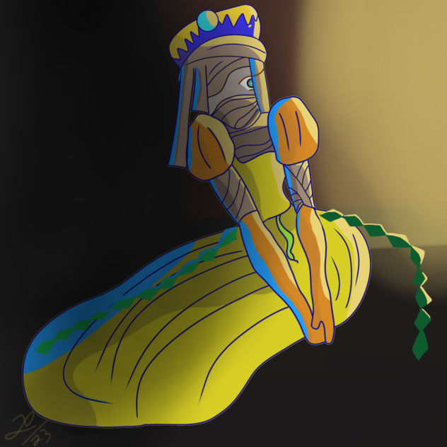 princesa múmia aprisionada