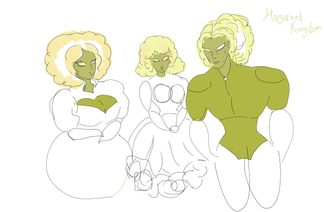 King , Queen , princess hogweed