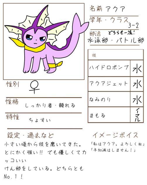 ポケ学キャラ募！
