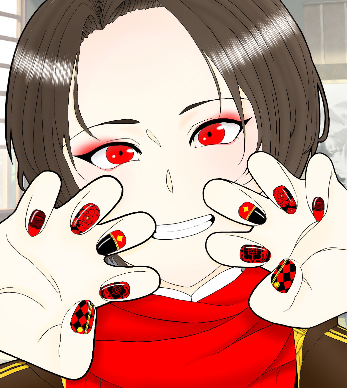 加州清光 ネイルアート Ibispaint