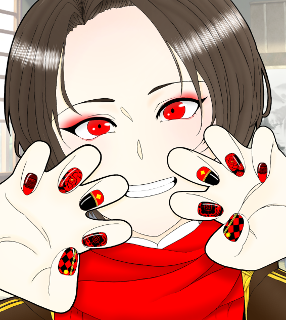 加州清光 ネイルアート Ibispaint