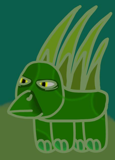 Made another dinosaur!