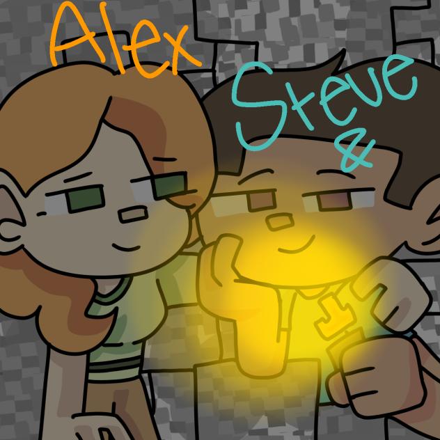 In the mines… With Alex and Steve