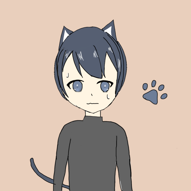 硬直猫男子