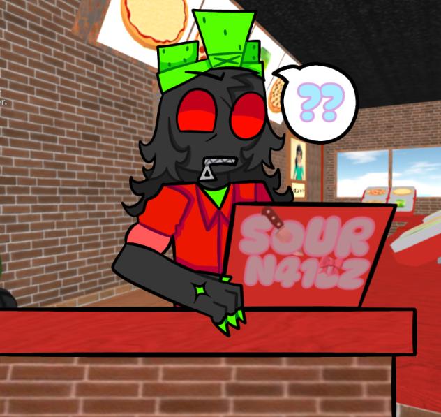 1x works at a pizzaplace wow 👏