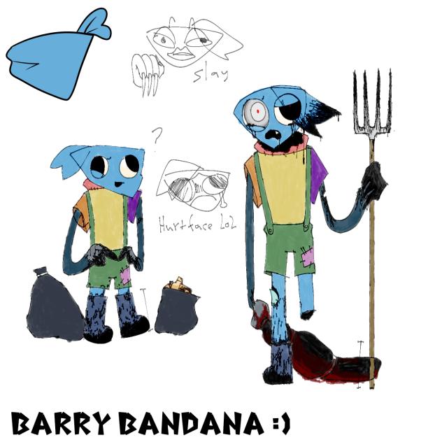 Trinket toons series; Barry bandana #1