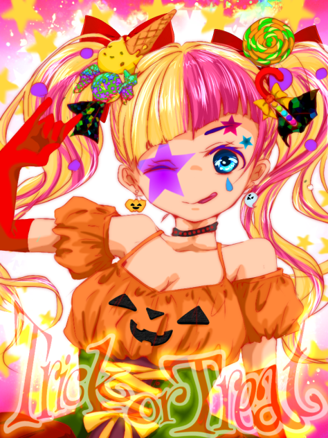 のののの様の線画塗り絵