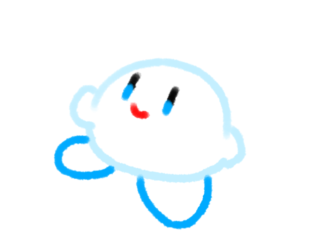 青のカービィ