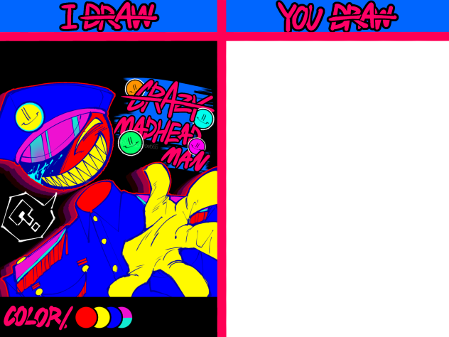 I draw You draw with my oc 2