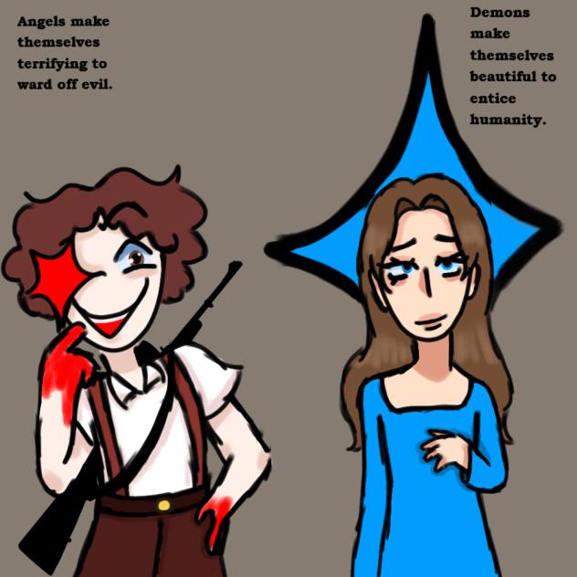 The Blue and Red God