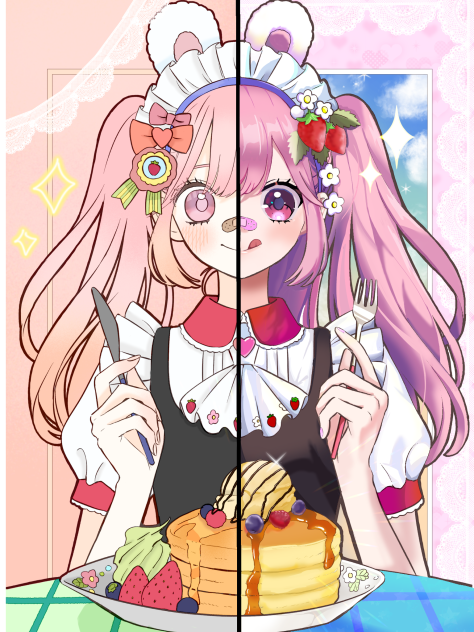 塗り絵 合作