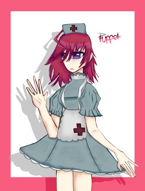 my oc in a nurse outfit2