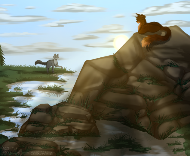 Oakheart and Bluefur