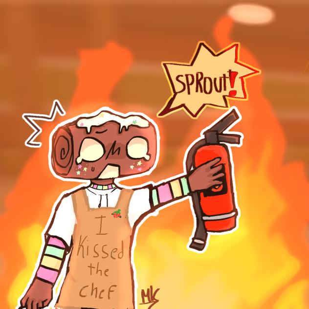 Cosmo reaction to sprout 😭
