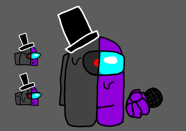 Me in fnf but among us (Crewmate)