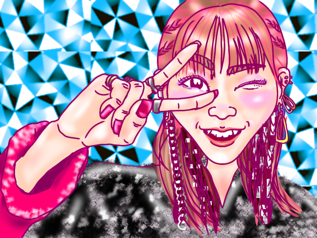 似顔絵 LiSA