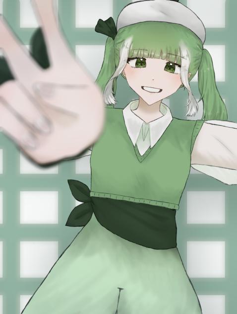 누워서 브이