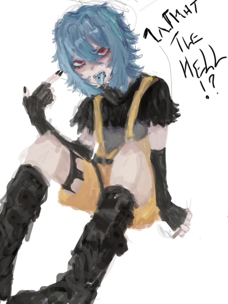 WHAT THE HELL - ibisPaint